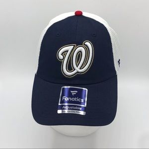 Washington NATIONALS Navy Snapback Trucker Cap